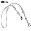 Korean Pearl Chain Beaded Phone Lanyard Crossbody Elegant Bag Chain Lightweight for Shopping and Work Use