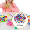 200 kusů pomponů Měkké DIY Kreativní řemesla Umění a pro Hobby Potřeby Dekorace Škola