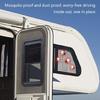 Privacy Shade Double Layer Sun Blocker Trailer Door Blind for Entry Door Window