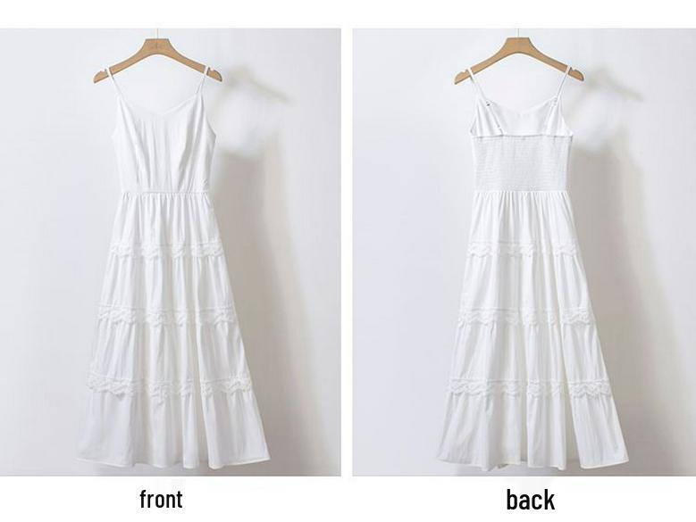 Sweet 2026 White Camisole & Knit Cardigan Skirt Set – New Fashion Two-Piece Dress