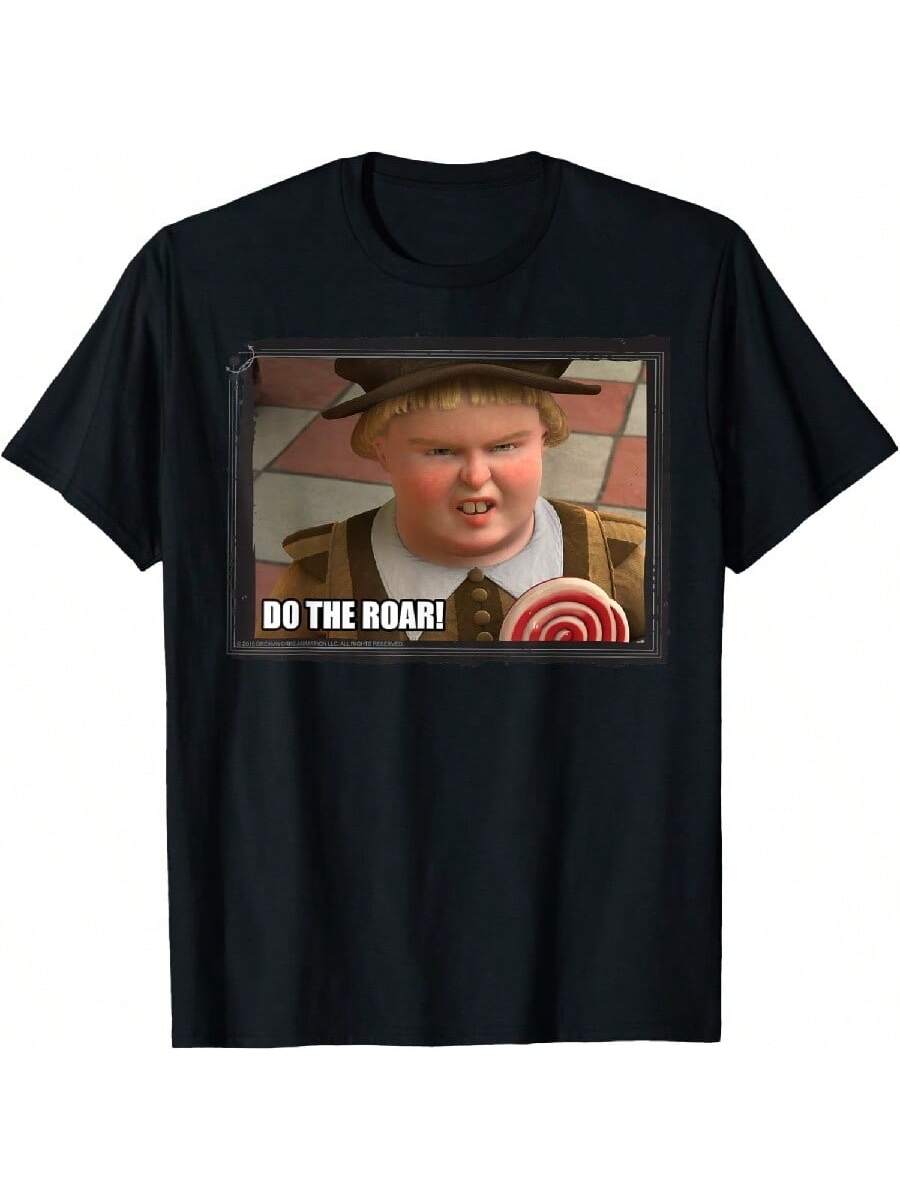 Shreks Do The Roar Meme Framed Poster T-Shirt S разноцветный
