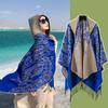 Desert Travel Scarf Shawl Seaside Sun Protection Photo Hooded Cape Female Big Northwest Cape