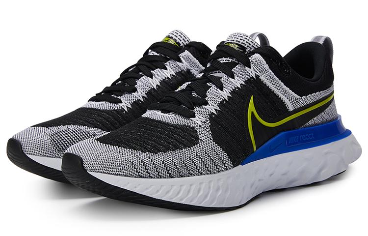 Nike React Infinity Run Flyknit 2 Black White Racer Blue Cyber CT2357-100