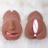 3in1 Realistic Mouth Vagina Anal Plug Male Masturbator Cup Deep Throat Silicone Dildo Moves Masturbation Pleasure Toys for Men