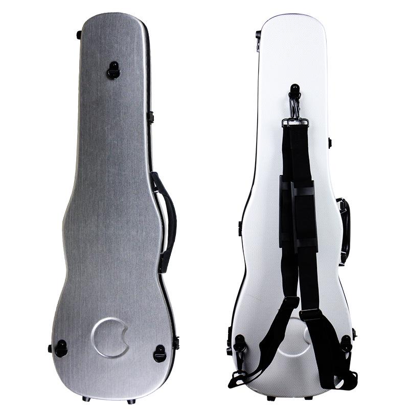 Kyliesman Carbon Fiber Violin Case: 1/4 & 1/2 Sizes, Double Shoulder, Lightweight Instrument Case