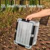 22L Transparent Leak-Proof Fishing Tackle Box with Oxygenation for Live Fish, Stream Lure Fishing, and Shrimp Raising.