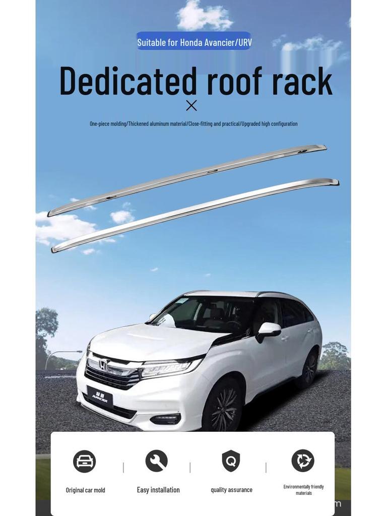 Avancier/URV Aluminum Alloy Roof Rack, Silver, Screw-Type