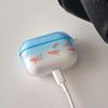 Cute and Ornamental Koi Gradient Earphone Case for Airpods 2 3 4 TPU Soft Protective Cover for Airpods Pro 2 2nd Charge Box Cover