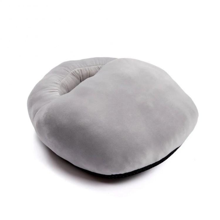 

Electric Heated Foot Warmer USB Plush Cushion Foot Heater Heating Pad Light Grey