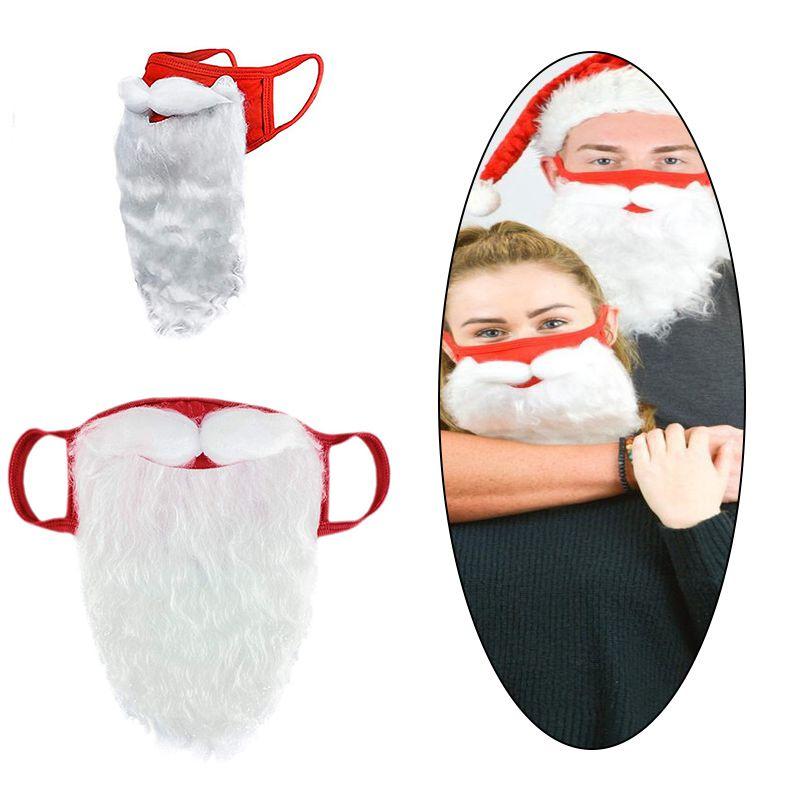 Soft And Breathable Adult Unisex Funny Santa Claus Beard For Xmas Cosplay