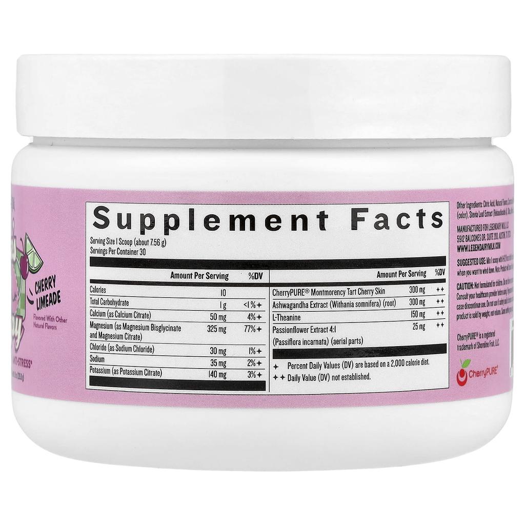 Legendairy Milk She's Sleepy, Cherry Limeade, 8 Oz (226.8 G)