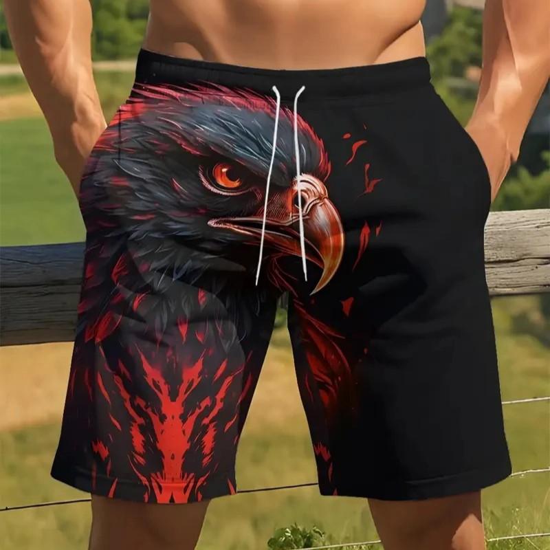 Eagle Falcon Hawk Boxing Shorts 3D Print Fighting Training Unisex Men Women Quick Dry Fitness Gym Sport Workout Casual Streetwear