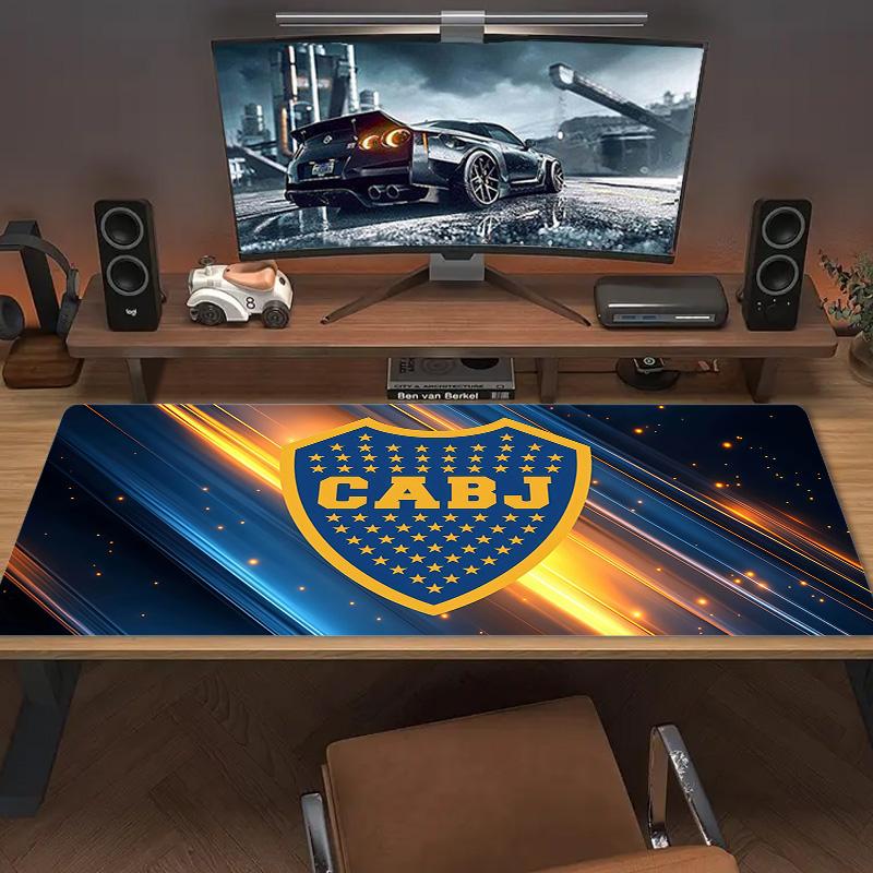 Club Atletico Boca Juniors Print  Cushion Non-slip Laptop Tablet Big Mousepad XXL Mat Mini PC Playmat With Lock edge