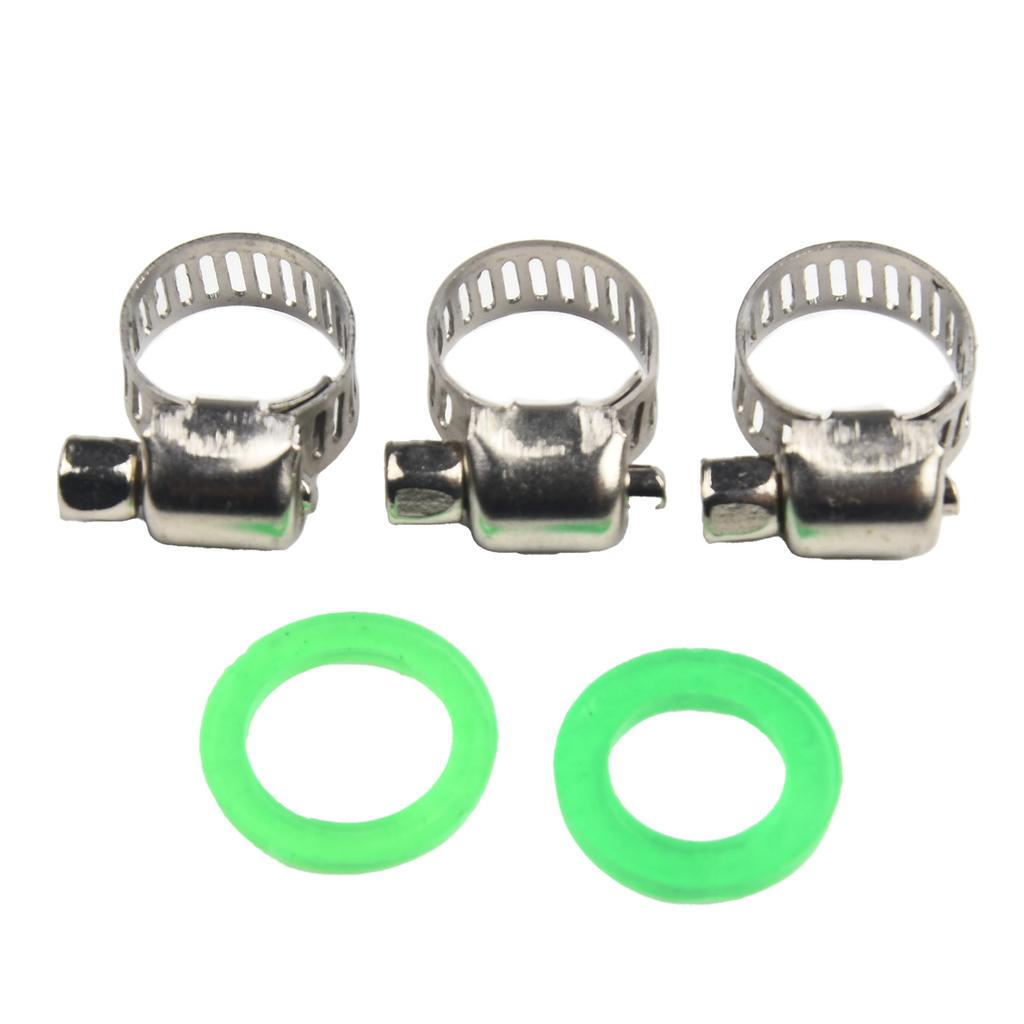 Sprayer Wand Replace 1/4" & 3/8" Brass Barb Universal Sprayer Wand 2 Hose Clamp Replacement Spray Bar with Shut-off Valve