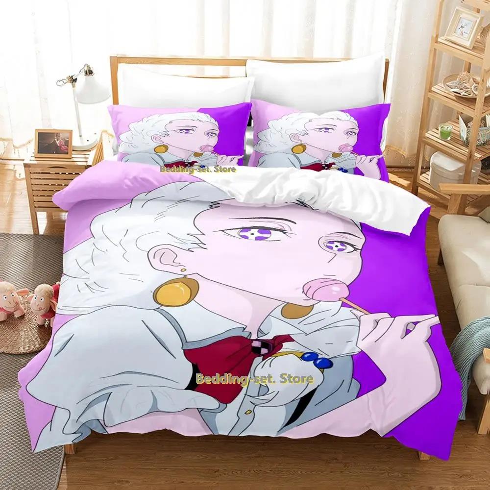 Comfortable SkinFriendly Single Twin Full Queen King Death Parade Size Bed Adult Kid Bedroom Duvetcover Sets Anime parure de lit Quilt