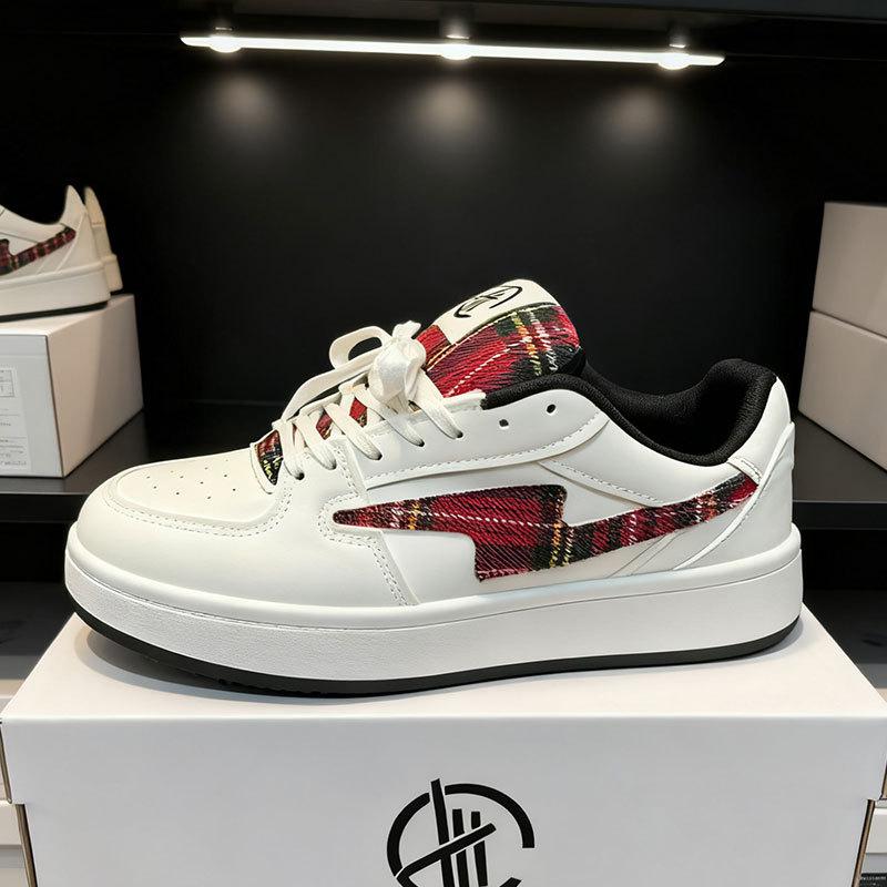 Men's and women's bread shoes spring and autumn new Hong Kong style versatile student sports leisure mandarin duck board shoes