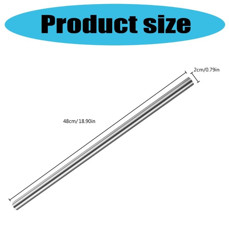 430 Stainless Steel Baking Utensils Ergonomic Handle Rolling Gadget Practical Pastry Roller For Dough Preparation