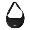 Reebok Bolso de Hombro Cruzado de Tela en Forma de Media Luna Unisex Negro RB250016M