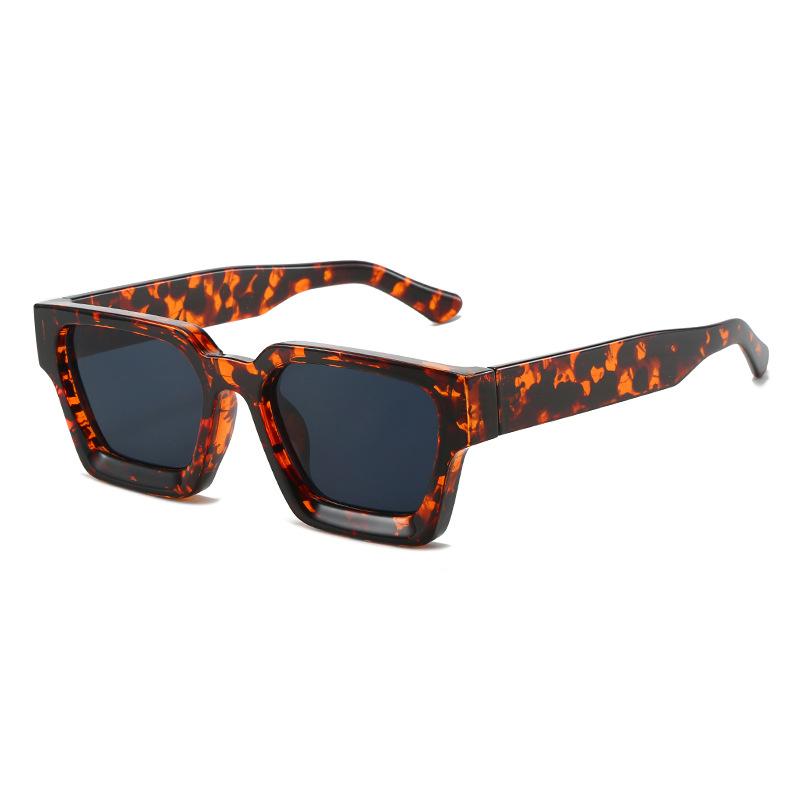 SHAUNA Ins Beliebte Damen Quadratische Sonnenbrille Retro Herren Getönte Gläser UV400