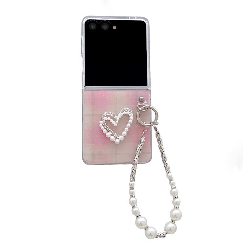 Glitter Polka Dot Drop-Proof Case with Lanyard for Samsung Z Flip7