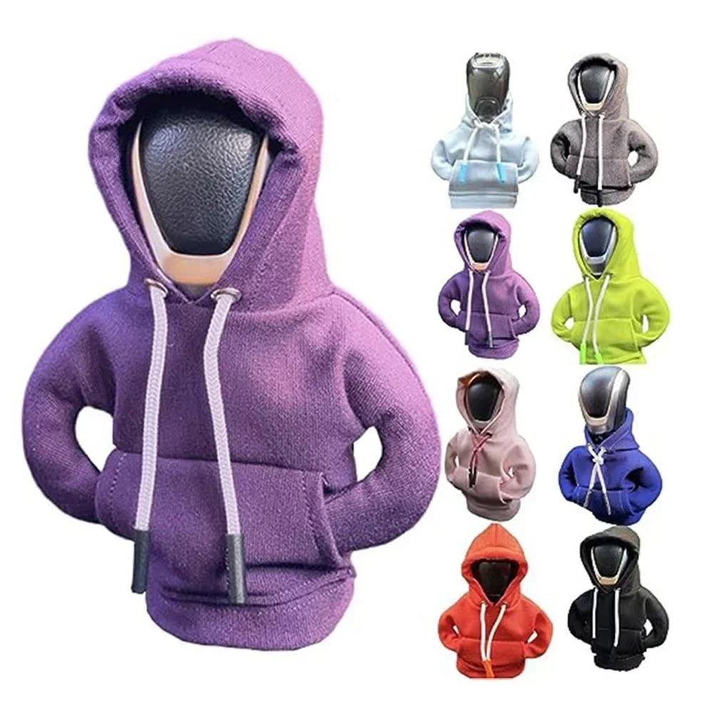 Car Gear Shift Knob Hoodie Poleron Change Speed Lever Sweatshirt Car Gear Shift Cover Hoodie Car Gearbox Hood For Car Gear Lever