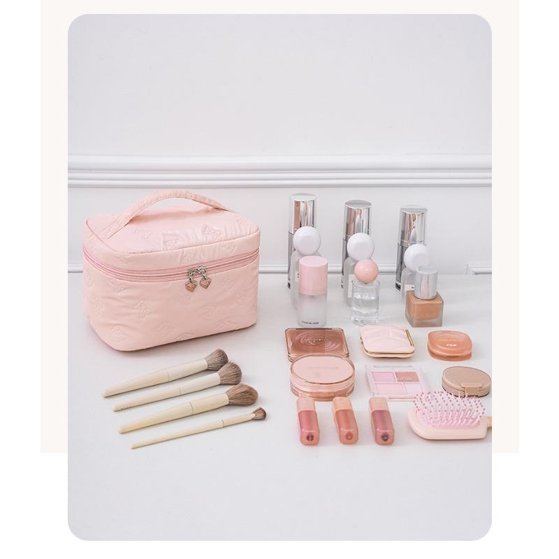 Large Capacity Waterproof Cosmetic Bag Travel Cube Makeup Organizer Bag