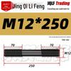 High-Strength Double-Ended Stud Bolt M12-M18 | Grade 8.8 Mold & Press Screw Rod