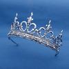 1pc Crown Bat Mitzvah Special Occasions Luxury Event Headpiece for Men Women Banquet Photography Zircon Hair Accessories
