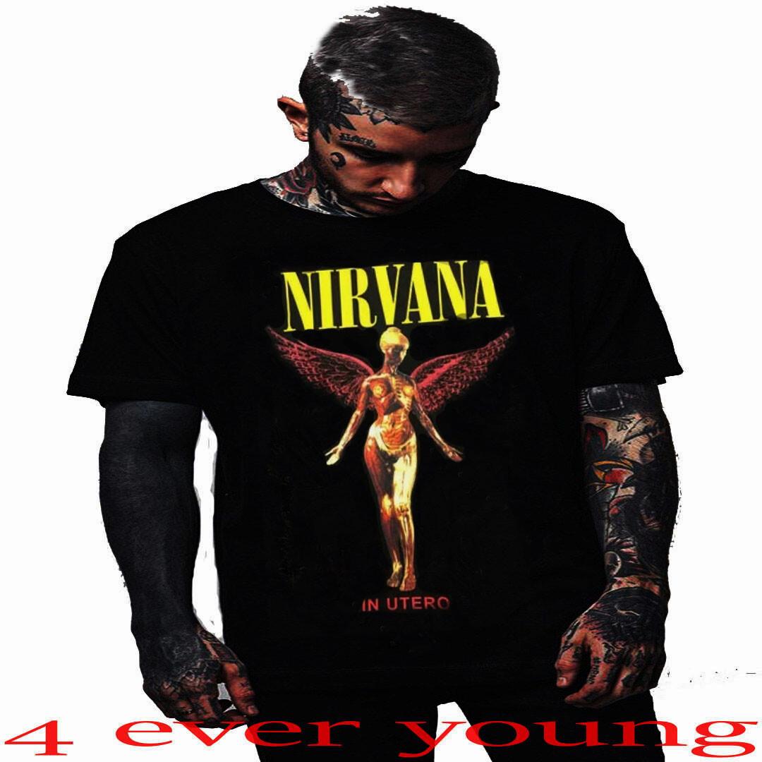 26 NIRVANA IN UTERO PUNK ROCK T SHIRTS MEN S SIZES Unisex T-Shirt XXXL