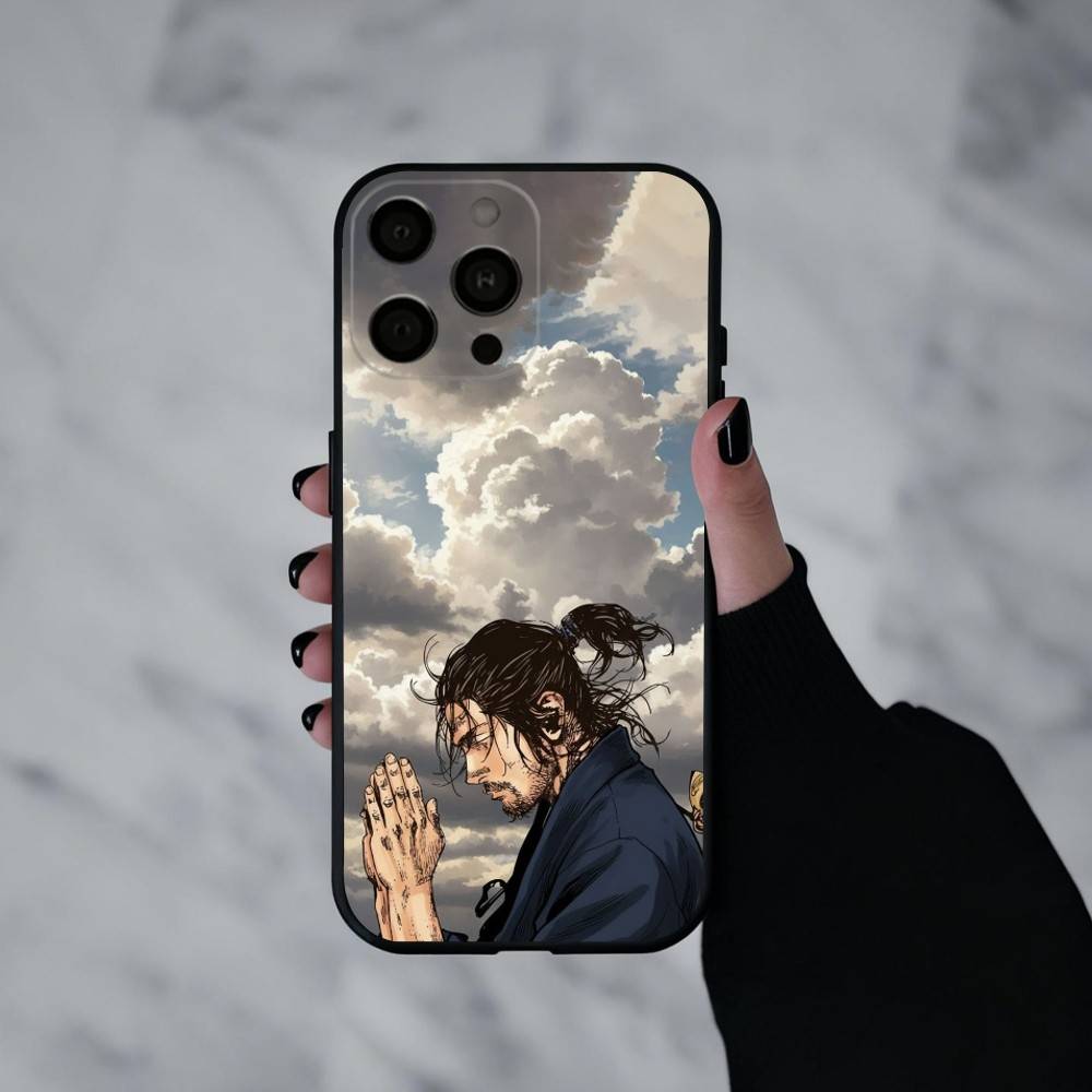M-Miyamoto V-Vagabond M-Musashi   Phone Case Silicone Soft For IPhone 17pro 16 15 14 13 12 11 X XR Plus Pro Max Plus