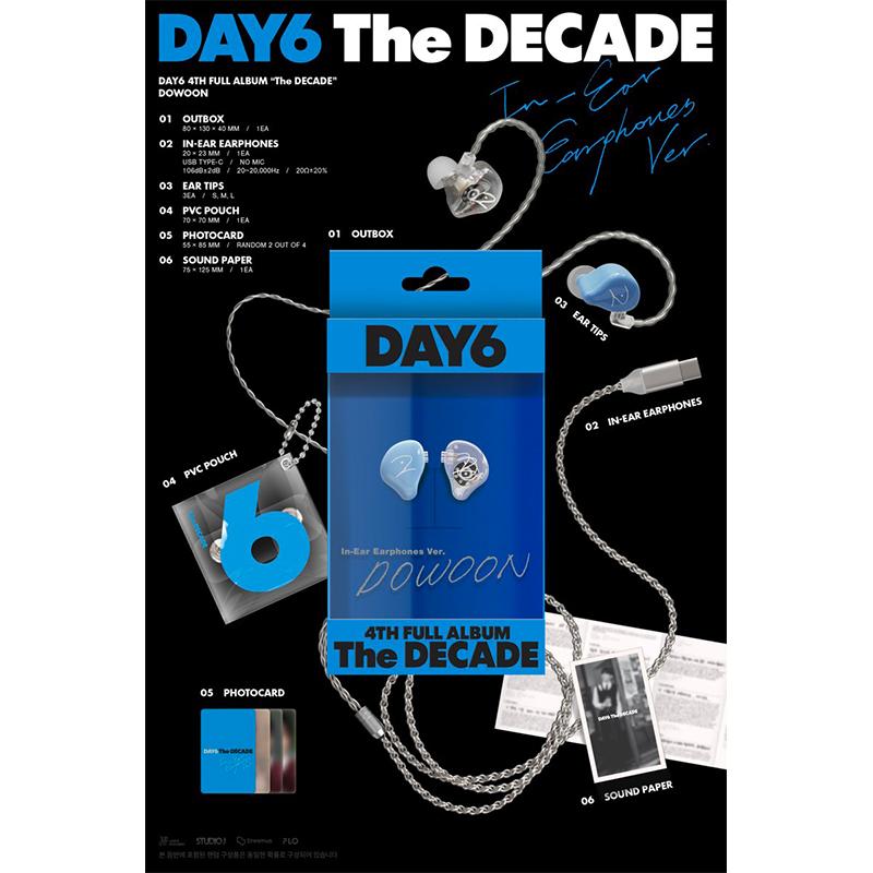 [Pre-order] DAY6 - 4th Full Album [The Decade] Earphones Ver. (Choose Members)