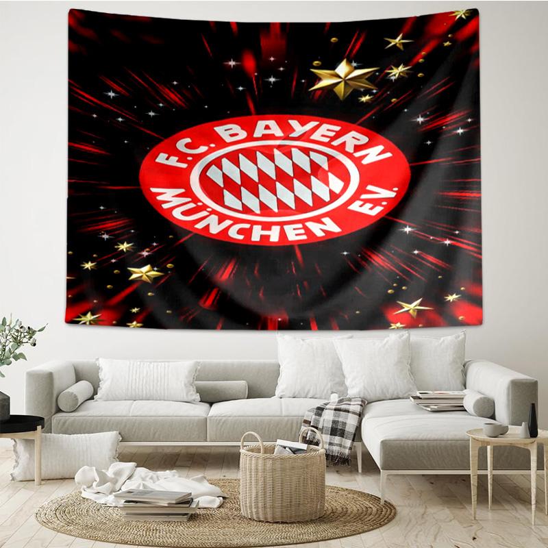 1PC Munich FC Artwork Printed Tapestry Room Decoration Wall Hanging for Living Room Bedroom, dormitory, Birthday and Christmas gifts