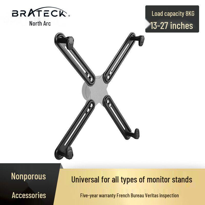 Brateck North Arc Backless Monitor Stand Arm - Plastic