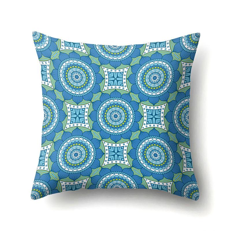 Retro Nostalgic Bohemian Ethnic Style Polyester Pillowcase Car Decoration Home Printed Pillowcase