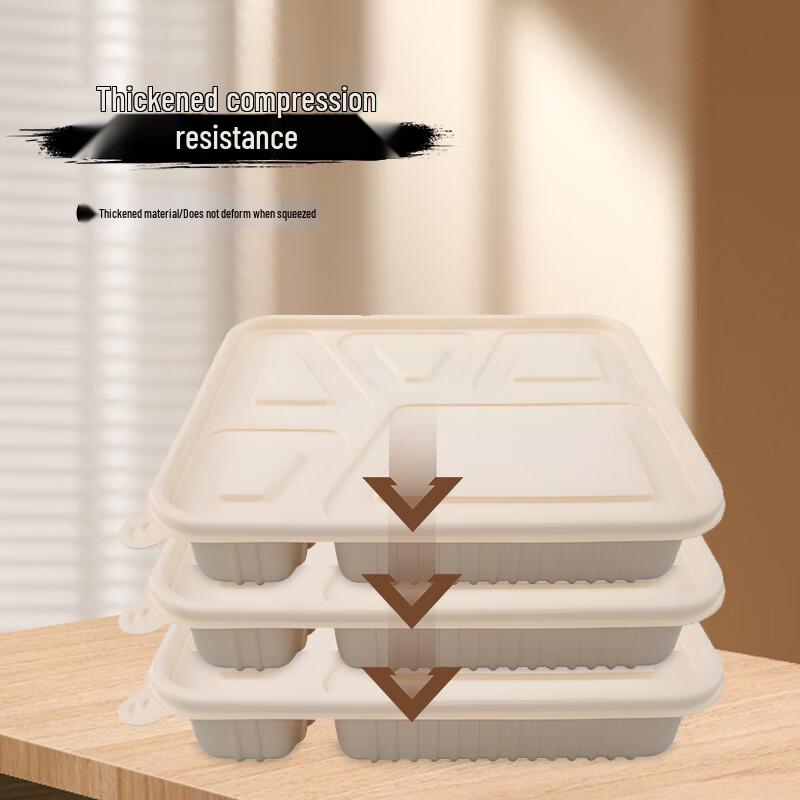 Jiwanggu 5-Compartment Biodegradable Takeaway Containers