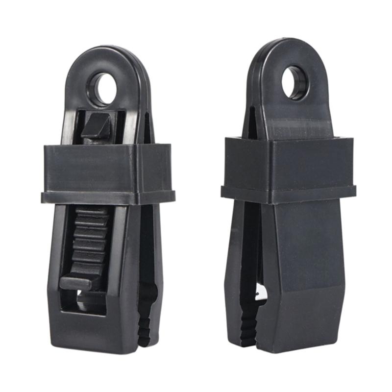 5x Awnings Clamps Tarp Clip Wind Rope Buckle Practical Tent Tighten Lock Grip