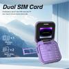 Ny i16 Pro Søt Flipblokk Mobiltelefon Doble SIM-kort 1,77" Skjerm Hurtigtaster Magisk Stemme Svarteliste Mini Boks Mobiltelefon 3,5 mm Jack
