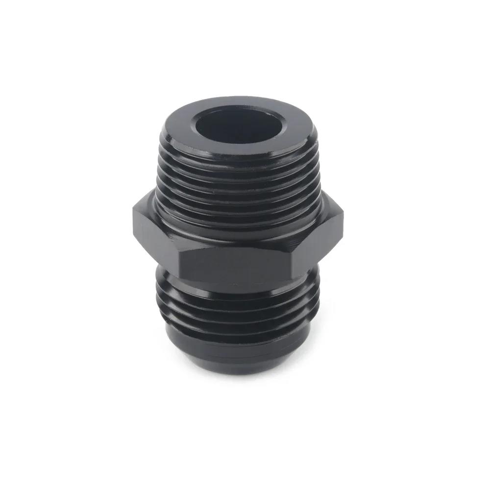 Aluminum Straight Fuel Hose Adapter Pipe Thread Fitting AN3 AN4 AN6 AN8 AN10 AN12 To 1/8NPT 1/4NPT 3/8NPT 1/2NPT 3/4NPT Fuel System Fittings7