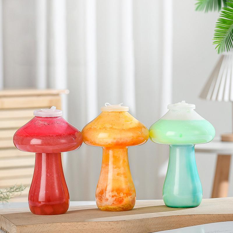 1/3ks Kawaii Lahve na vodu na mléčný čaj, kávu, džus, přenosný kelímek na pití, domov, průhledná láhev na nápoje na džusování