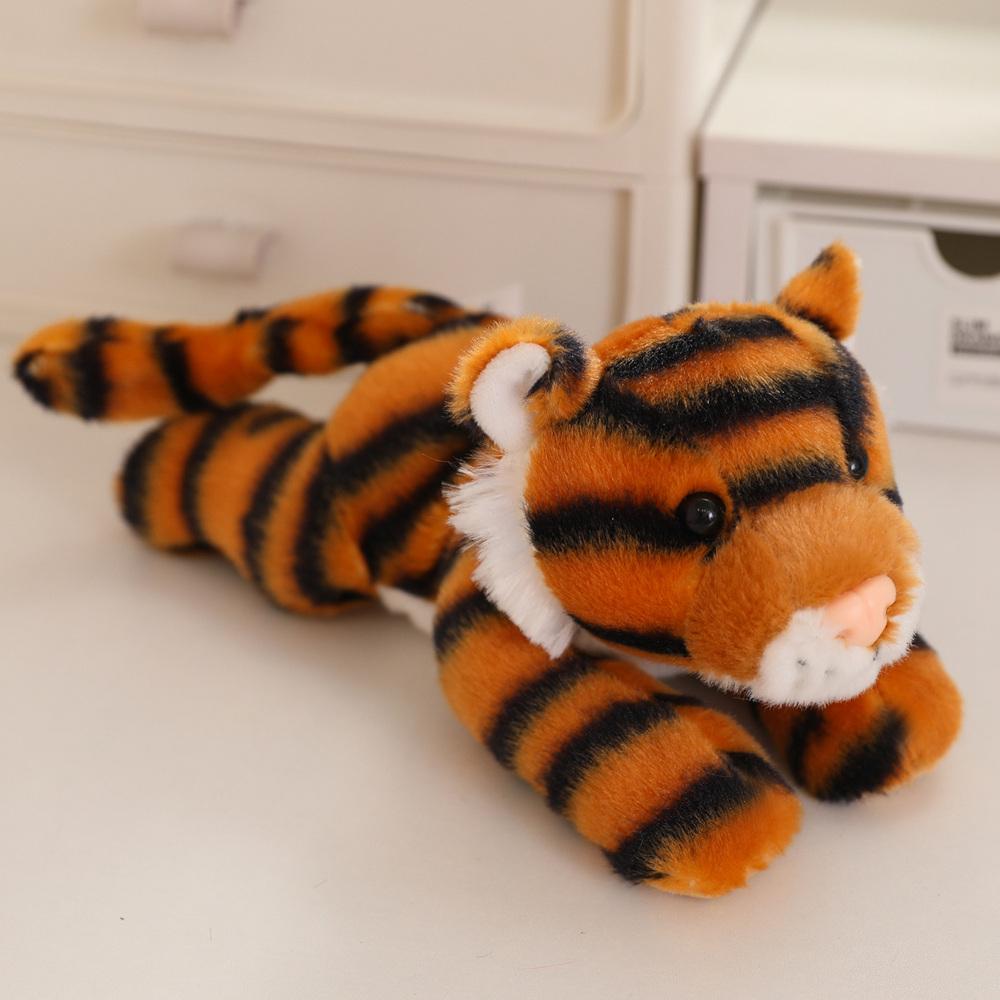 12Styles Cute Cartoon Giraffe Zebra Raccoon Lion Tiger Leopard Zebra Plush Toy Mini Animal Doll Stuffed Decor Gifts Kids