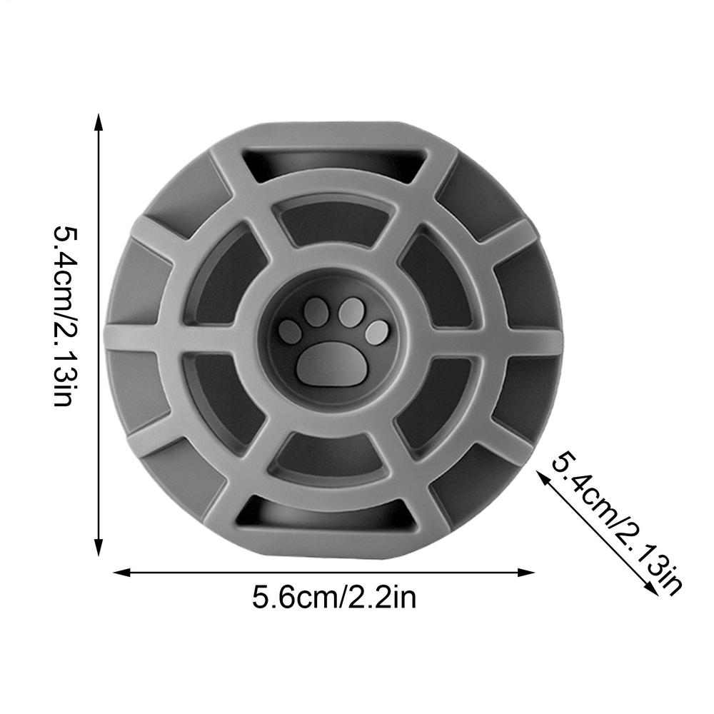 Щенок Мячик-погрызушка Пищащие Мячики для Собак Игрушка Собака Катящийся Мячик для Щенка Пищащий Прыгающий Мячик Устойчивый к Укусам Звуковой Резиновый Мячик собачья игрушка серый
