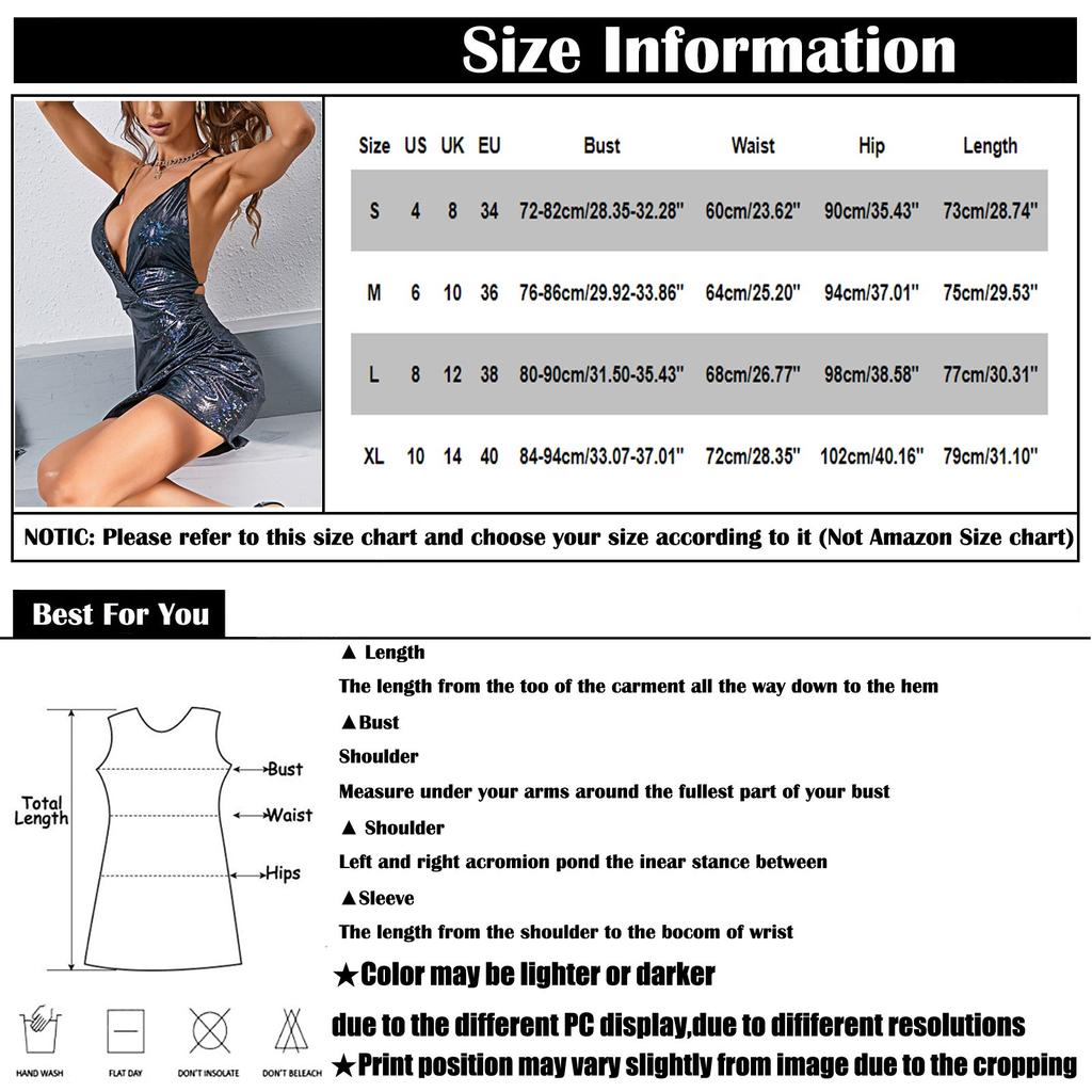 Fashion Women's Color Sexy V-Neck Irregular Sling Backpack Hip Dress