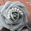 Elegant Charm Pearl Bracelets Steel Chain Beads Bracelets Dainty Simple Thin Pulseras  Jewelry Gift