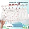 Girls' Ice Silk Antibacterial Boxer Briefs for Summer - Breathable Underwear for Middle and Big Kids