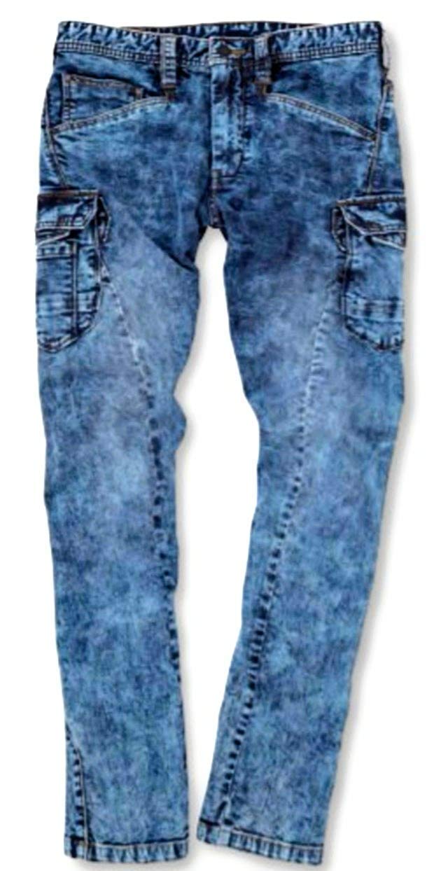 

EVEN RIVER Stretch Powder Denim Cargo, Powder Blue, USD802, Size 69, M