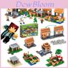 Zabawka konstrukcyjna o wysokim stopniu trudności Kompatybilna z Lego Minecraft Wioska Chłopiec Puzzle Montaż