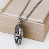 Dark Aesthetic Sun Pendant Necklace Stainless Steel Gothic Chain Jewelry Party Wear Everyday Fashion Statement Necklaces