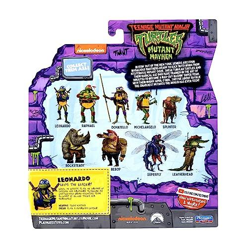 Teenage Mutant Ninja Turtles: Mutant Mayhem 4,5" Leonardo Basic Actionfigur von Playmates Toys