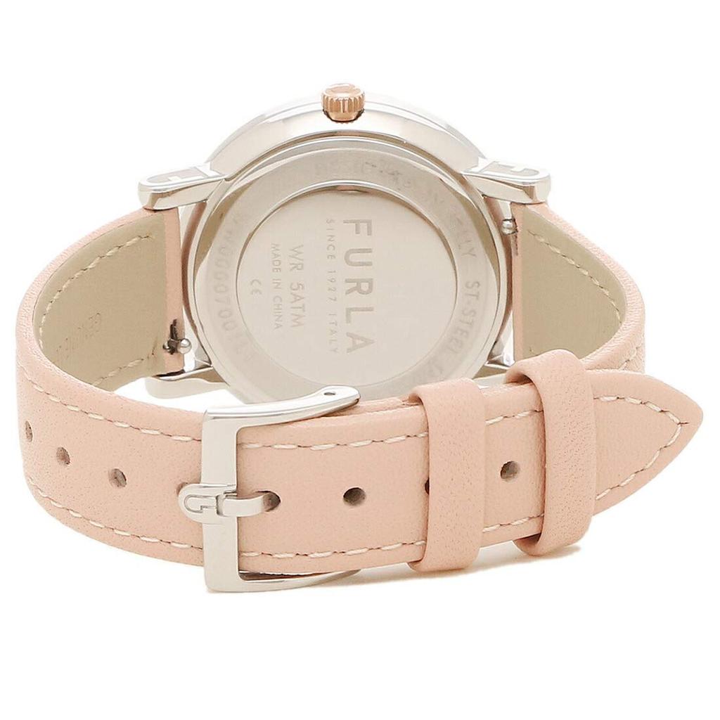 Hodinky Minimální tvar 32 MM Quartz Bílá Růžová FURLA WW00007001L1 [FURLA] Dámské [Položka]