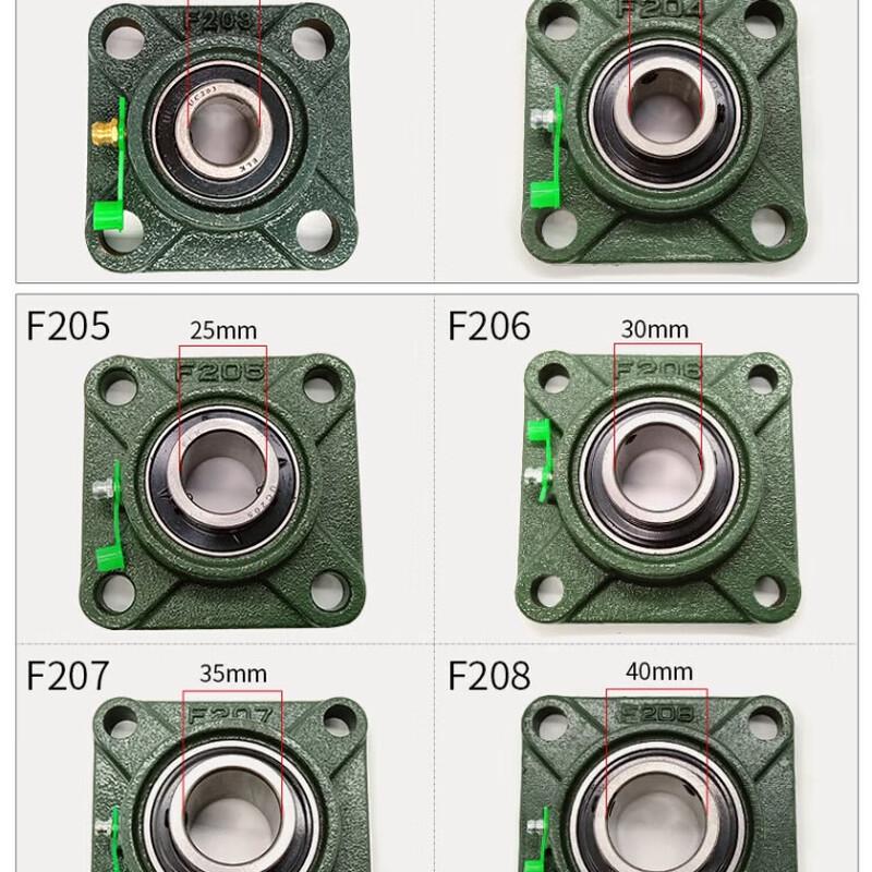 Jingfan Spherical Outer Bearing Unit with Square Flange Housing